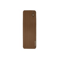 Матрац туристичний надувний одномісний  Naturehike CNK2450WS035, 198х68х9.5 см, коричневий із вбудованою помпою для надування