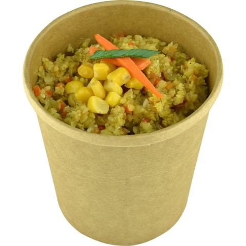 Кукурудзяна каша з овочами  Happy Elk прозора упаковка