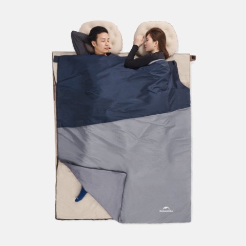 Спальний мішок Naturehike LW180 CNK2550WS026 Sunny Day PL01, (14°C) XL коричневий