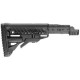 Приклад телескопический FAB для AK 47,полимер, черный