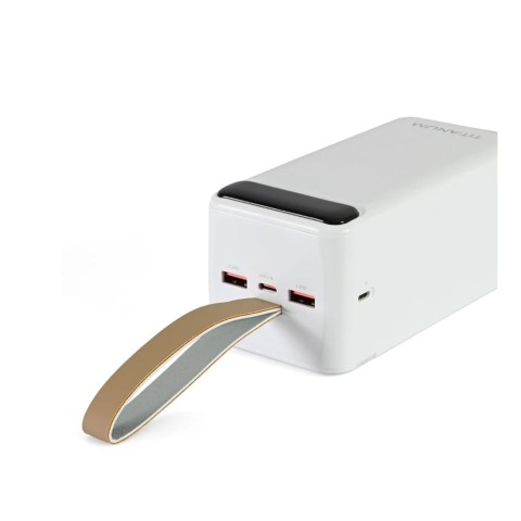 Повербанк Titanum 741S 22.5W White 50000mAh