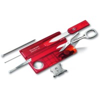 Ніж Victorinox Swisscard Lite 82х54х4мм,12функ,черв.прозор (блістер)