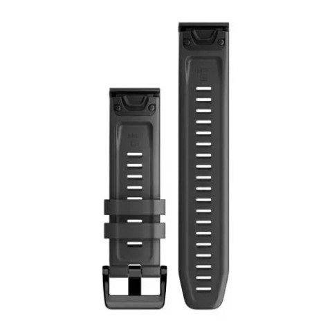 Ремінці для годинника Garmin QuickFit 22 силіконові графітові
