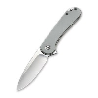 Ніж складаний кишеньковий Civivi Elementum, (7.5 см) D2 / G10 сірий