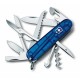 Ніж Victorinox Huntsman 91мм,15функ,син.прозор