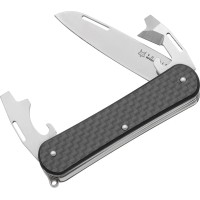 Нож многофункциональный Fox Vulpis CF Black. 3 инструмента