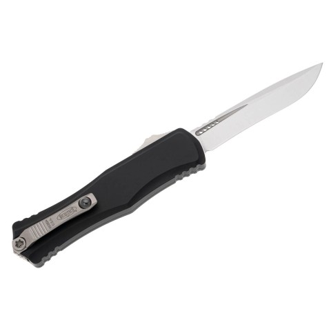 Ніж Microtech Hera II OTF, recurve stonewash, чорний