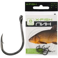 Крючок X-Fish Линь #8 (8 шт/уп)