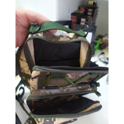 Тактическая сумка на плече PIXEL