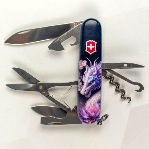 Ніж Victorinox Climber Zodiac 91мм,14функ ,Чарівний дракон