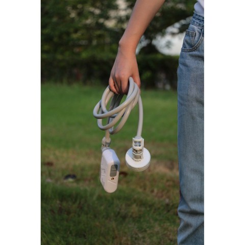 Душ портативний з насосом на акумуляторі Flextail Max Shower, білий