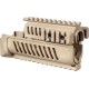Цевье FAB Defense полимерное для Сайги, 4 планки ц:desert tan (coyote tan)