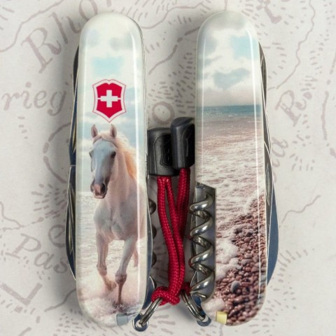 Складаний ніж Victorinox CLIMBER ZODIAC Білий кінь 1.3703.7.Z5270pk