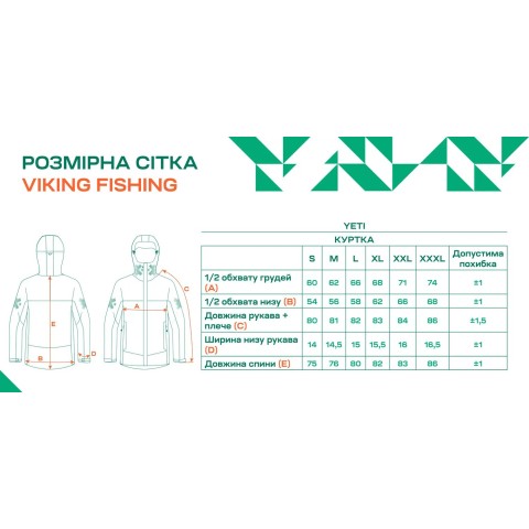 Куртка Viking Fishing Yeti 150g 6K M Black/blue