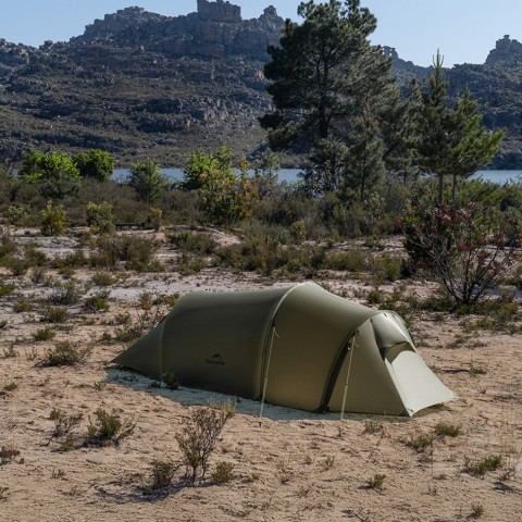 Намет тримісний Naturehike Opalus, UL, CNK2450WS036, темно-зелений
