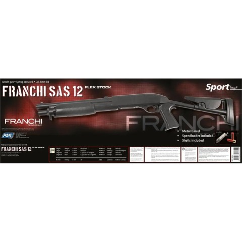 Ружье страйкбольное ASG Franchi SAS 12 Flex-stock Spring кал. 6 мм