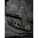 Ніж складаний туристичний Civivi Biophase, (8.9 см) Nitro-V / Aluminum & G10 чорно-зелений