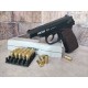 Пистолет стартовый Retay PM Makarov Black 9мм Small SET