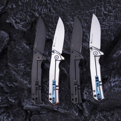 Ніж складаний туристичний Ruike P801-J, (8.6 см) 14C28N /  G10 помаранчевий