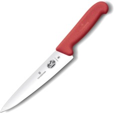 Нож кухонный разделочный Victorinox Fibrox 15 см, красный