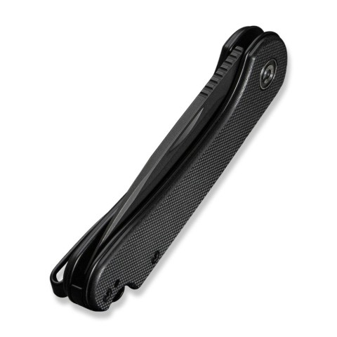 Ніж складаний кишеньковий Civivi Elementum Slip Joint, (7.5 см) 14C28N / G10 чорний