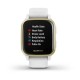 Смарт-часы Garmin Venu Sq белые с золотистым безелем