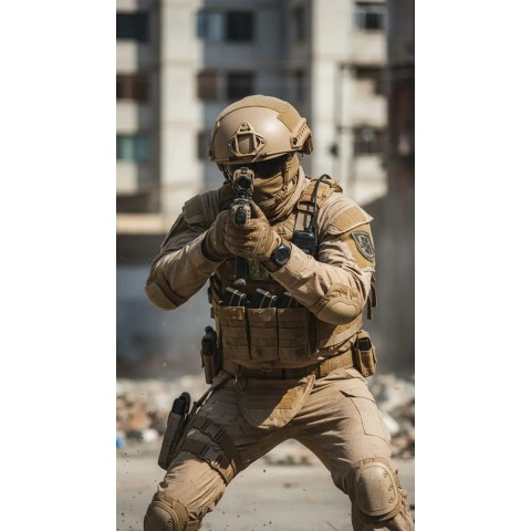 Шлем Alpine Crown Bulletproof Helmet Fast Tweron Kevlar L койот