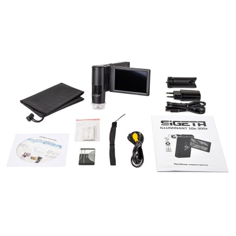 Цифровий мікроскоп SIGETA Illuminant 10x-300x 5.0Mpx 4
