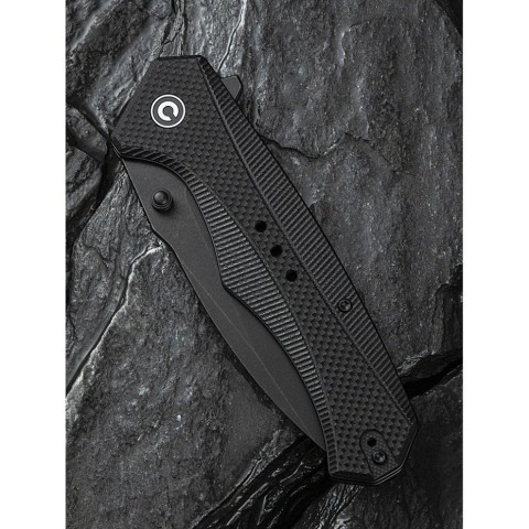 Ніж складаний туристичний Civivi Photonix, (9.4 см) 14C28N / G10 чорний