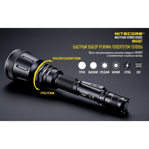 Фонарь Nitecore MH40GT
