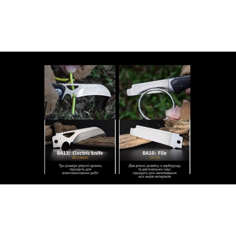 Ніж складаний Roxon S502U, чорний