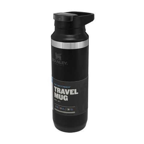 Термокухоль Stanley Mountain Switchback Matte, 0.47 л  чорна (6939236334259)