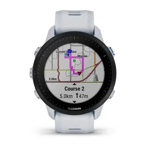 Смарт-годинник Garmin Forerunner 955 білий камінь