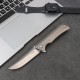 Ніж складаний туристичний Ruike M121-TZ, (9.2 см) S35VN / TC4 (титан) сірий