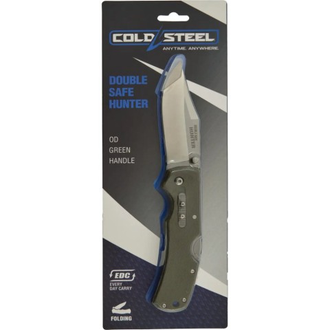 Ніж Cold Steel Double Safe Hunter, блістер od green