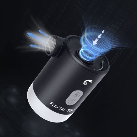 Насос-ліхтар-powerbank кемпінговий Flextail Max Pump 2 Pro, чорний