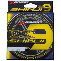 Шнур YGK X-Braid Shinji X9 200m (5 Colors And Yellow/Black Marks) #1 22.8lb