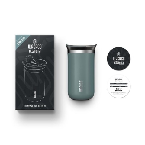 Термокухоль Wacaco Octaroma Lungo 300 мл, блакитний