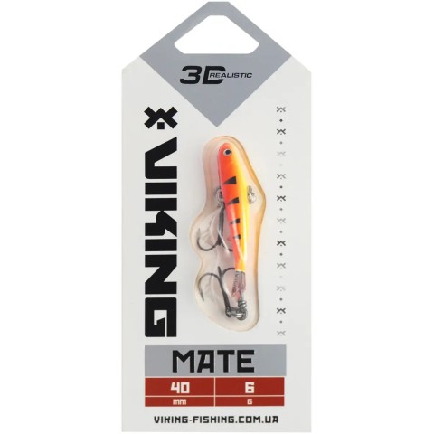 Балансир Viking Fishing Mate Ice Jig 40mm 6g #15 Pink Moon