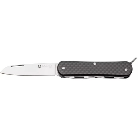 Нож многофункциональный Fox Vulpis CF Black. 3 инструмента
