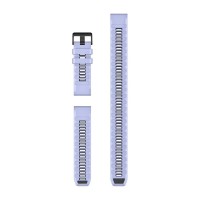 Ремінці для годинника Garmin QuickFit 26 силіконові чорнично-блакитні (із 3 частин, для дайвінгу)