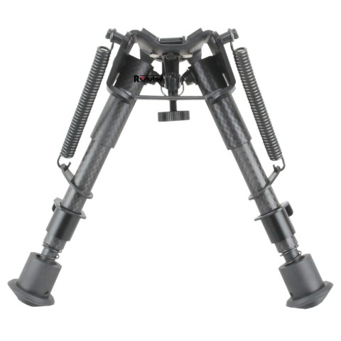 Сошки Vector Optics 155-230 мм на антабку. Карбонове волокно, підпружинені