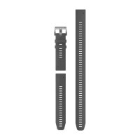 Ремінці для смарт-годинника Garmin QuickFit 22 силіконові, сірі (із 3 частин, для дайвінгу)