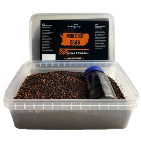 Метод Микс Crazy Carp Method & Stick Mix Monster Crab 400г