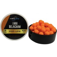 Бойлы Crazy Carp Fluoro Pop-Ups 6мм Thai Belachan (100шт/уп)