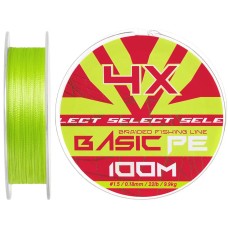 Шнур Select Basic PE Light Green 150m #1.7/0.20mm 28lb/12.7kg