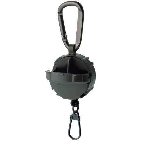 Ретривер DaiichiSeiko Clip On Reel + Micro Case ц:foliage green