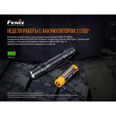 Ліхтар ручний Fenix PD36TAC