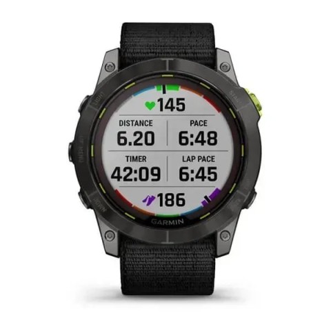 Смарт-годинник Garmin Enduro 2 з чорним нейлоновим ремінцем