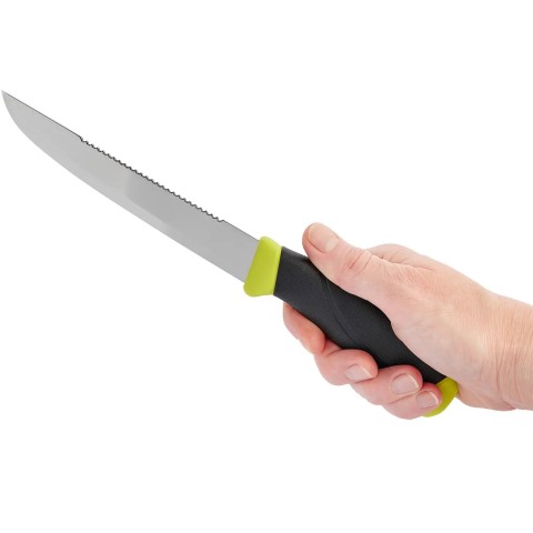 Нож Morakniv Fishing Comfort Scaler 150, stainless steel, блистер ц:green